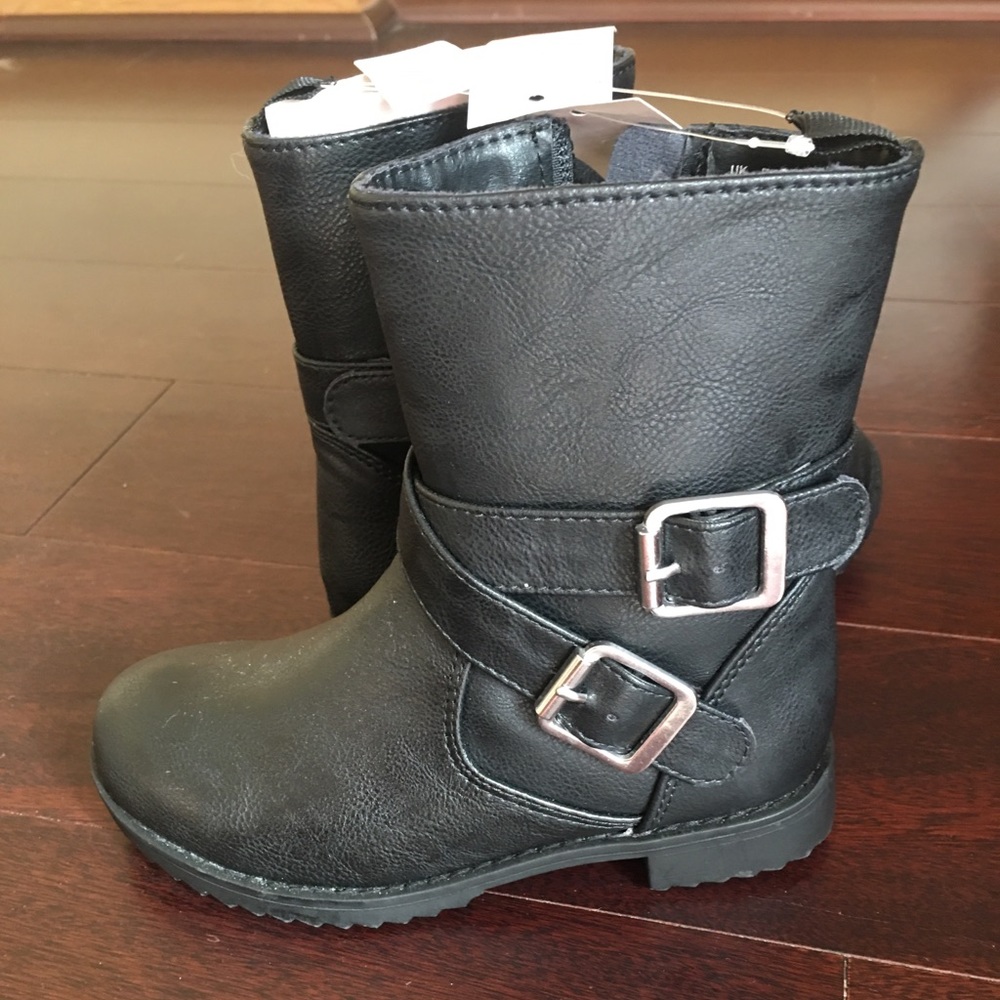 BNWT Gap Toddler Girl Biker Boots Size 11